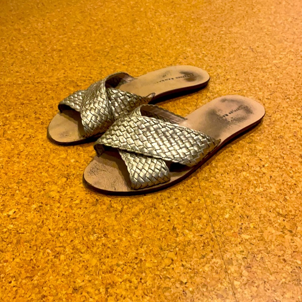 Loeffler Randall Claudie Woven Slides